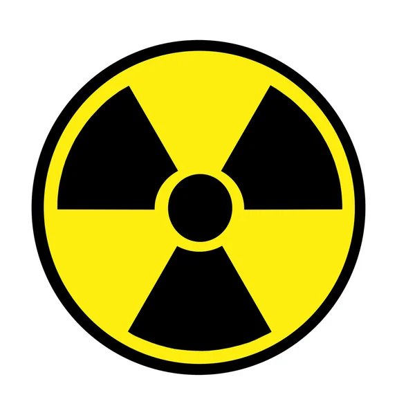 Signo de radiación — Foto de Stock