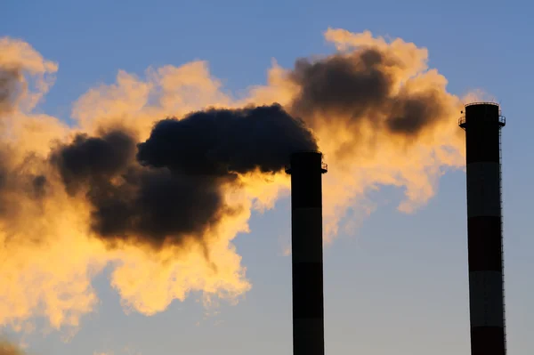 Небезпечні токсичні хмари CO2 — стокове фото