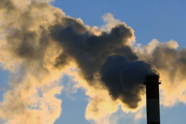 Dangerous toxic CO2 clouds — Stock Photo, Image