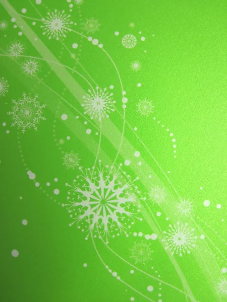 Green Paper Snowflakes Can Use Background — Stock Photo, Image