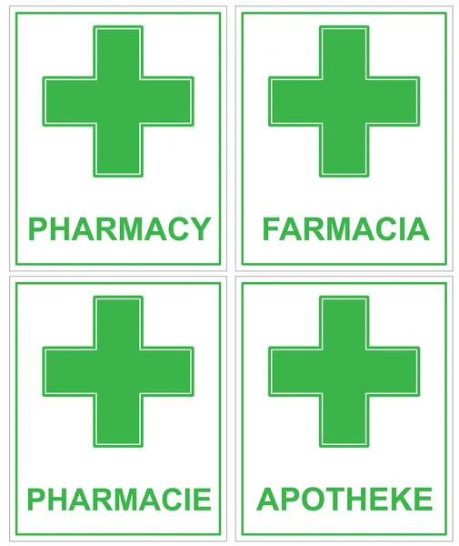 Faixa Farmácia —  Vetores de Stock