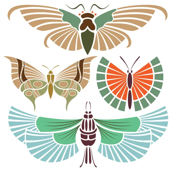 Tatuaje de mariposa — Archivo Imágenes Vectoriales