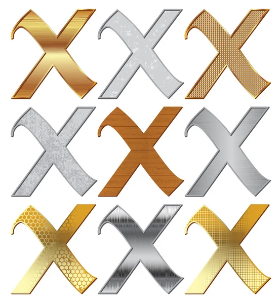 Ensemble vectoriel : Alphabet stylisé — Image vectorielle