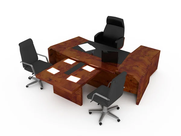 Set of office furniture — Stock Photo, Image