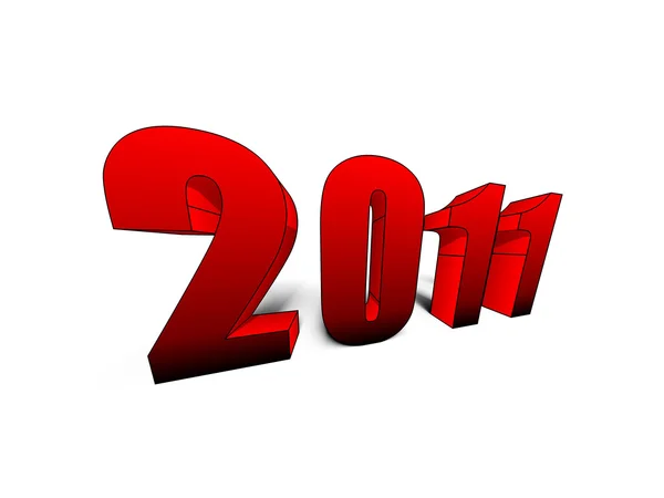 ตัวเลข 2011 — ภาพถ่ายสต็อก