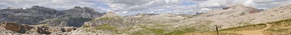 stock image Panorama of mountain landscape in the dolomites