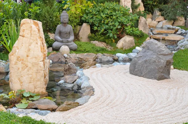 Small japanese garden Stock Picture