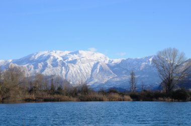 sabah monte guglielmo üzerinde kar yağışı sonra