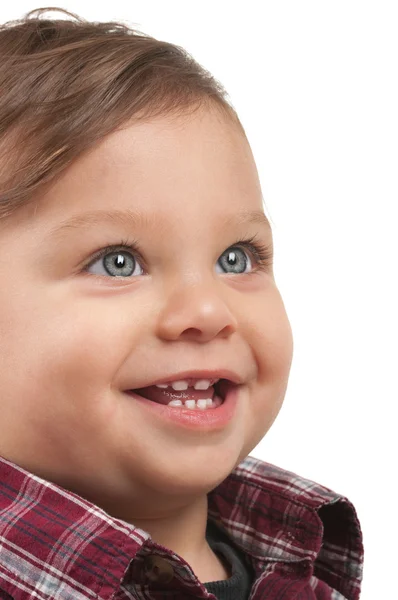 파란 눈을 가진 아이 — 스톡 사진