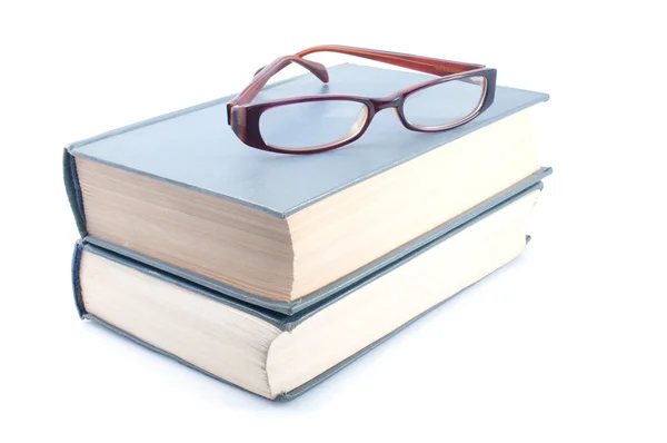 stock image Eyeglasses on books