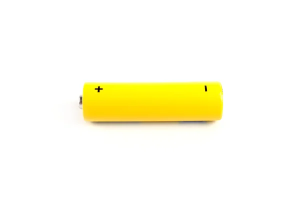 Batteri Isolerad Vit Bakgrund — Stockfoto