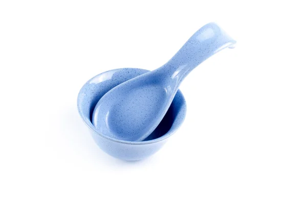 Ceramic ladle and bowl — Stock Photo, Image