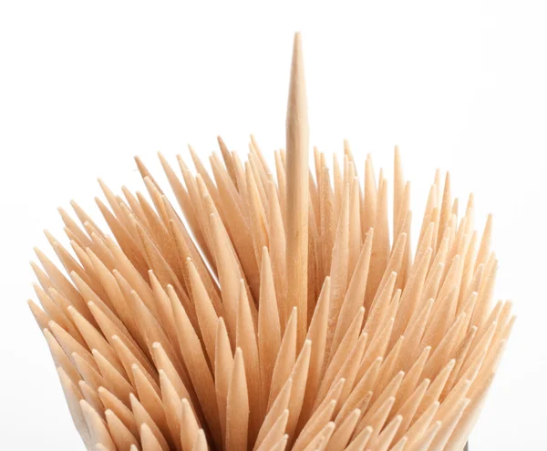 Toothpick macro — Stock Photo, Image
