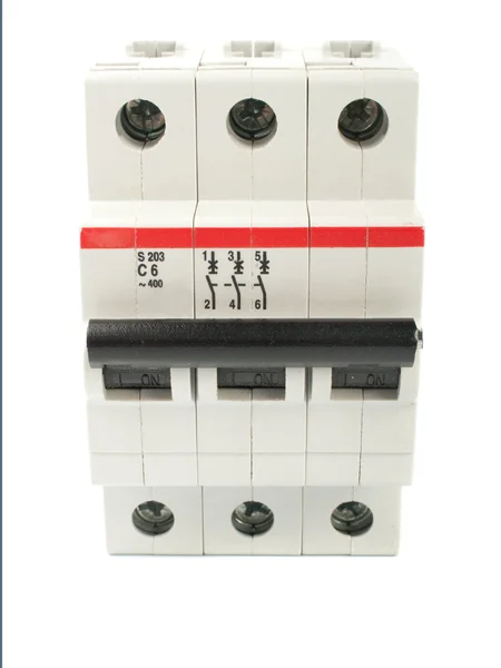 Automatic circuit breaker — Stock Photo, Image