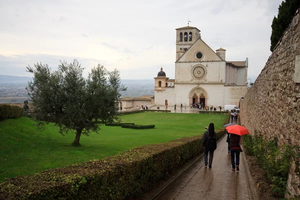 Basilica di San Francesco, Assisi — Stock fotografie