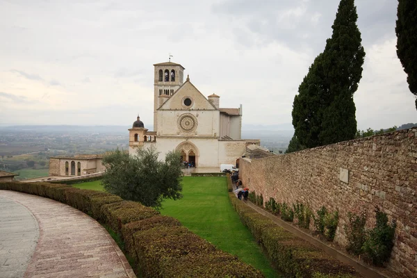 Basilica di San Francesco, Assisi — Stockfoto