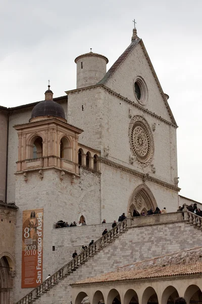 Basilica di san francesco, Asyż — Zdjęcie stockowe