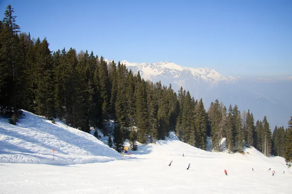 时光滑雪-特伦蒂诺 — 图库照片