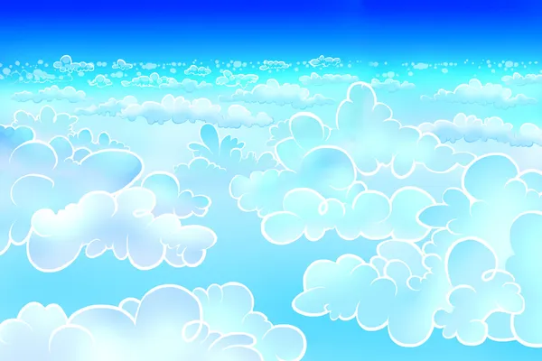 Fondo de nubes — Foto de Stock