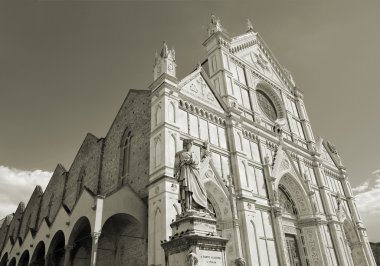 Basilica of santa croce (Kutsal haç Bazilika) Floransa, İtalya.