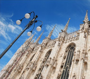 Milan Cathedral (Duomo di Milano; Milanese: Domm de Milan) the cathedral church of Milan in Lombardy, northern Italy. clipart