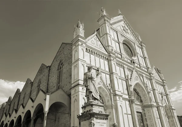 Bazyliki Santa Croce Bazylika Świętego Krzyża Florencja Włochy — Zdjęcie stockowe