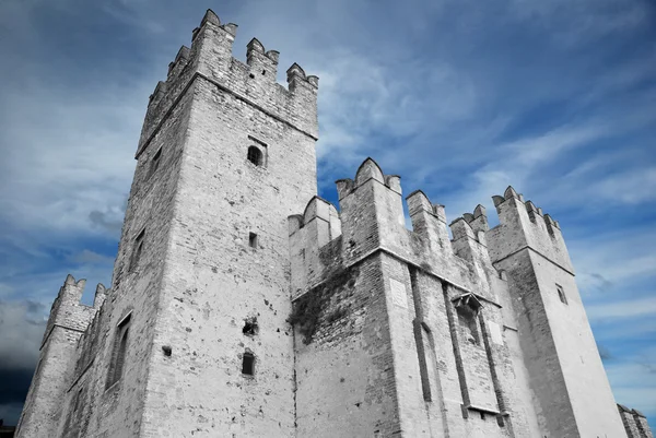 Scaligero Castle Sirmione Lake Garda Lombardia Italia — Stock Photo, Image