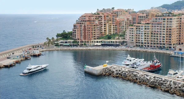 Harbor Port Fontvieille Monaco — Zdjęcie stockowe