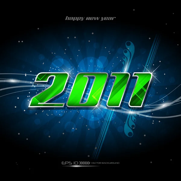 Mutlu yıllar 2011 — Stok Vektör