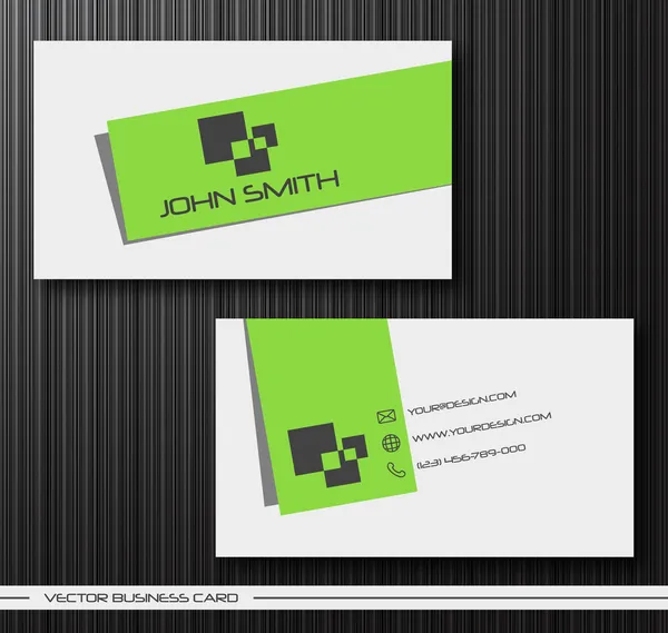 Vector Abstract Creative Business Cards Set Template Royalty Free Stock Illustrations