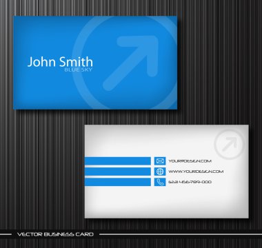 Set of creative business cards clipart