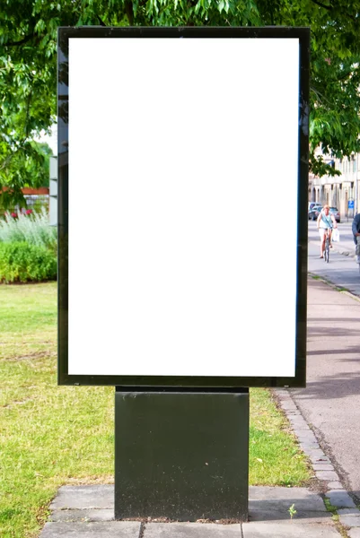 Пустой рекламный щит Хальмстад 01 — стоковое фото