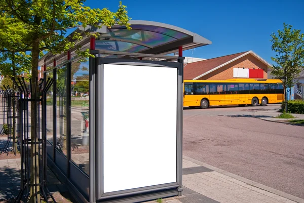 Bus stop Bastad 01 — Stock Photo, Image