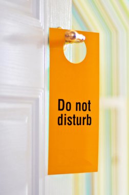 Do not disturb clipart