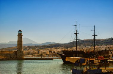 Rethymnon harbor 01 clipart