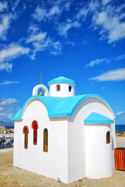 White church on crete 10 — Stock Photo, Image