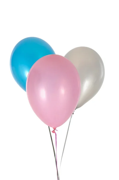 Balónky izolované na bílém pozadí — Stock fotografie