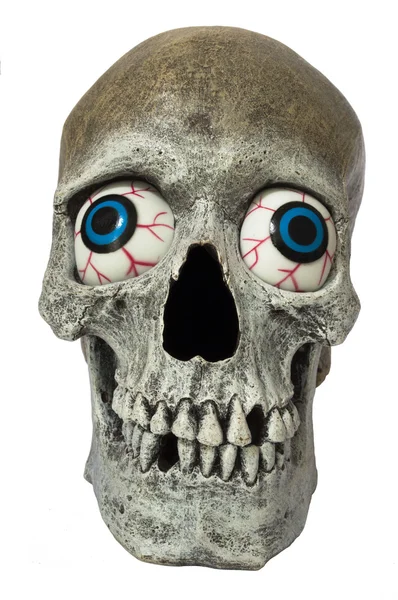 Totenkopf mit Augen — Stockfoto