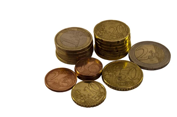 Eurozone munten — Stockfoto