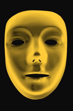 Altın tiyatro maskesi