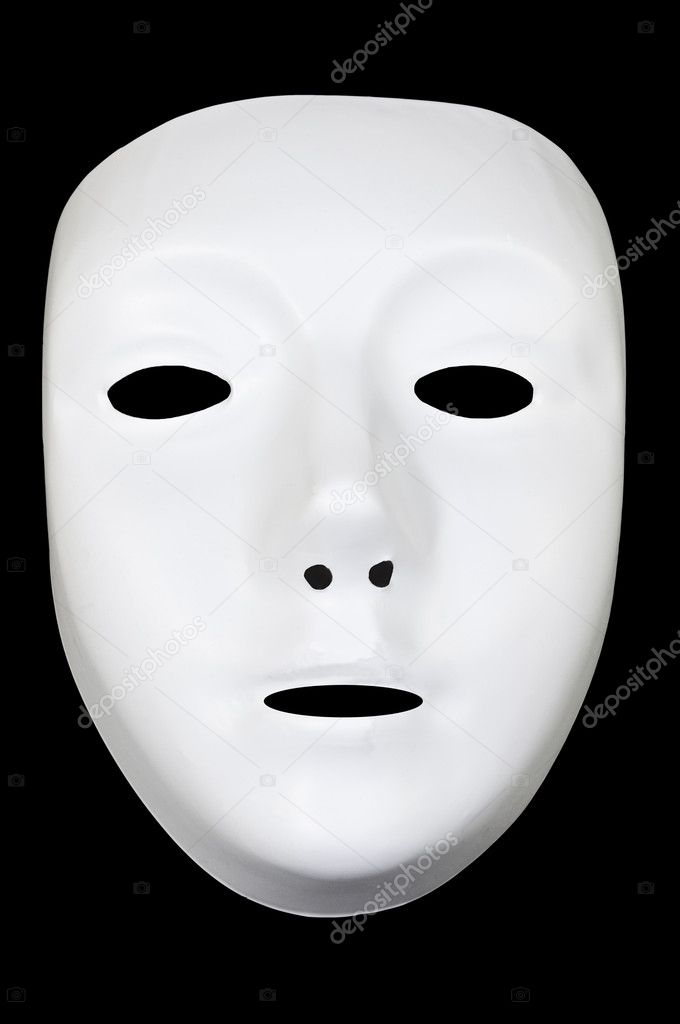 White Drama Mask — Stock Photo © themule #4990433