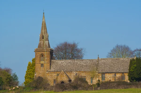 Αγγλικού χωριού εκκλησία — Φωτογραφία Αρχείου