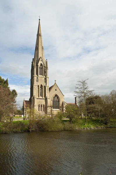Church by the Lake — Stock Photo, Image