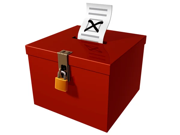 Caja de votación — Foto de Stock