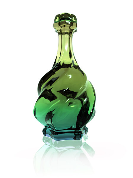 Twisted potion bottle