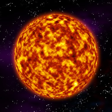 Surface of the sun clipart