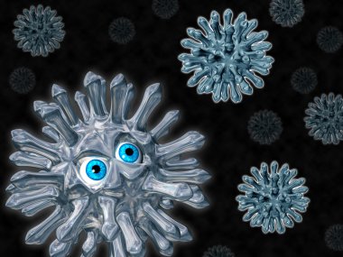 Horrid viruses clipart