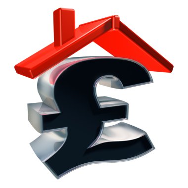 Price of a house clipart