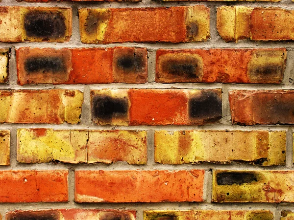 Grunge murstensvæg - Stock-foto