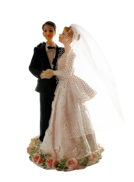 婚礼雕像 — 图库照片